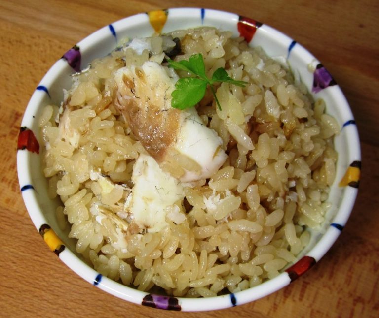 Taimeshi (Reisschüssel mit Dorade) - Rezept aus der japanischen Küche