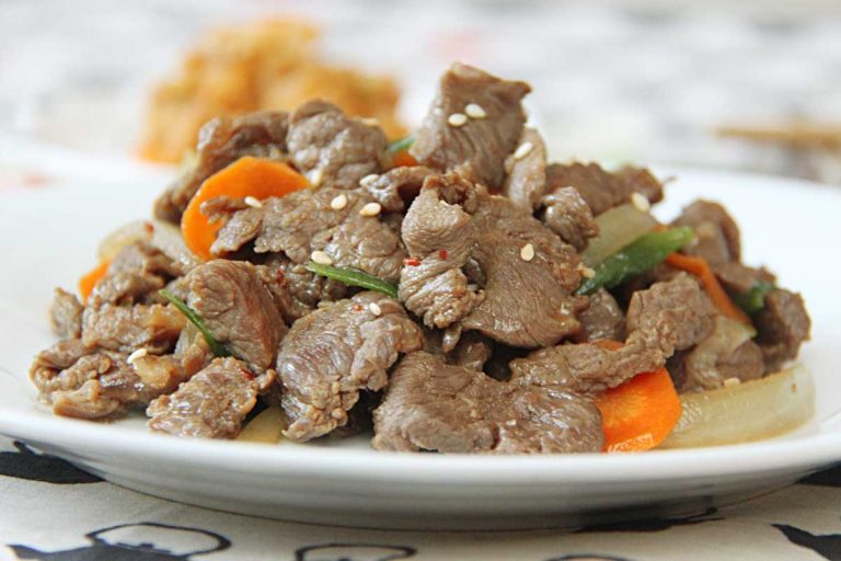 Bulgogi (koreanisches Feuerfleisch) - Rezept aus der japanischen Küche