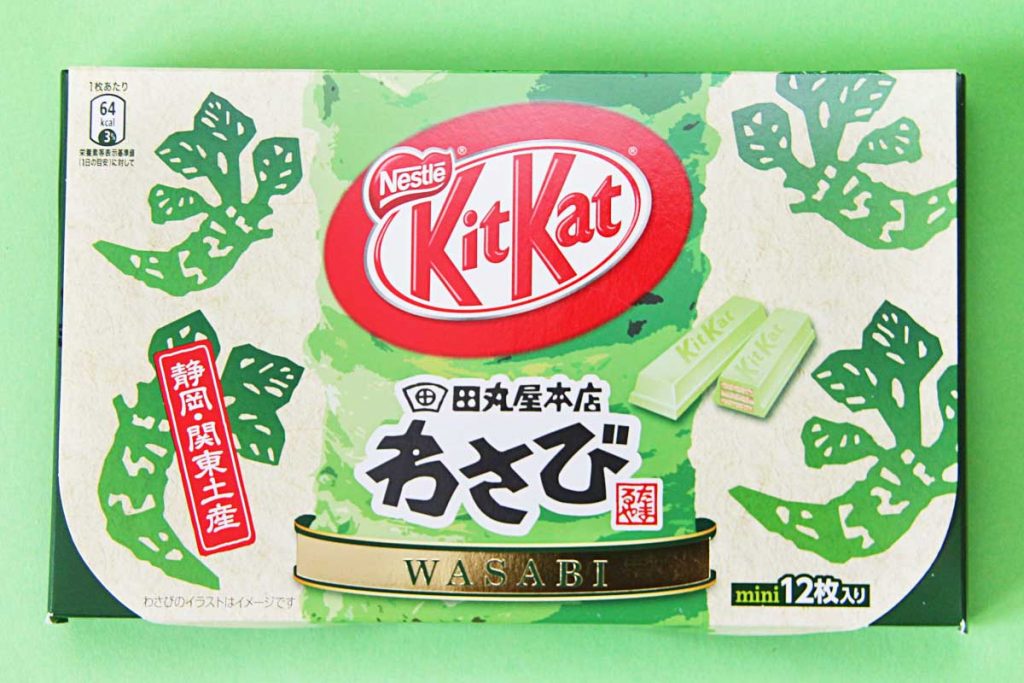 KitKat Wasabi (Nestlé) eine japanische Süßigkeit