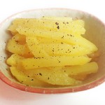 Kartoffelstifte mit Sesamöl