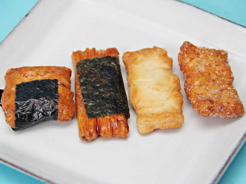 Reiscracker mit Herbstgeschmack (Senbei)